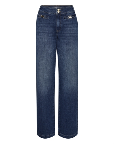 Mos Mosh - MMCandia Peach Jeans - Dark Blue